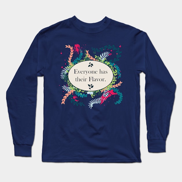 Unique Flavor Long Sleeve T-Shirt by Sagurin